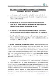 Información... - Sociedad Española de Parasitología