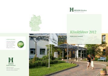 Klinikführer 2012 - HELIOS Kliniken GmbH