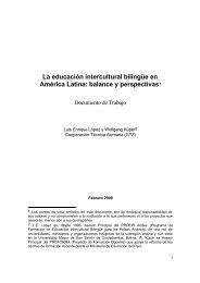 La educación intercultural bilingüe en América Latina - Simon ...