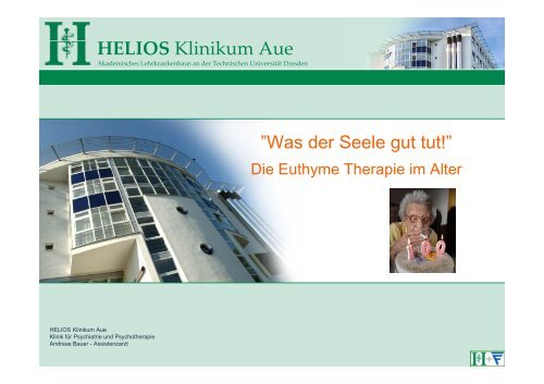 Die Eurythme Therapie - Andreas Bauer, Aue - HELIOS Kliniken ...