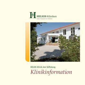 Download der Indikationsbroschüre - HELIOS Kliniken GmbH