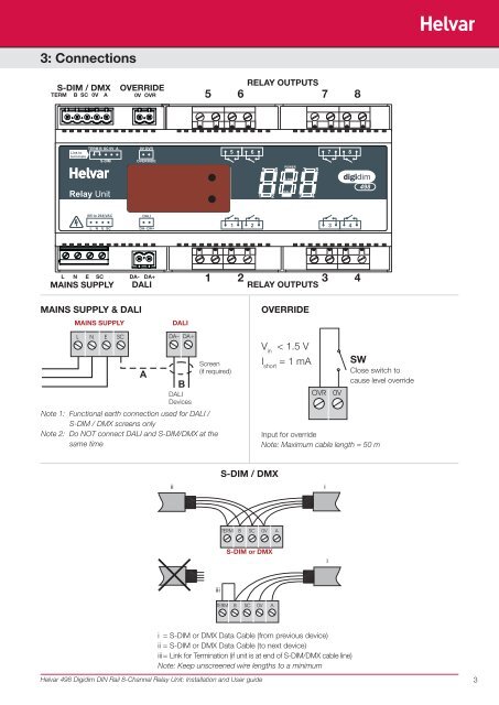 Digidim 498 8-Channel Relay Unit - Helvar