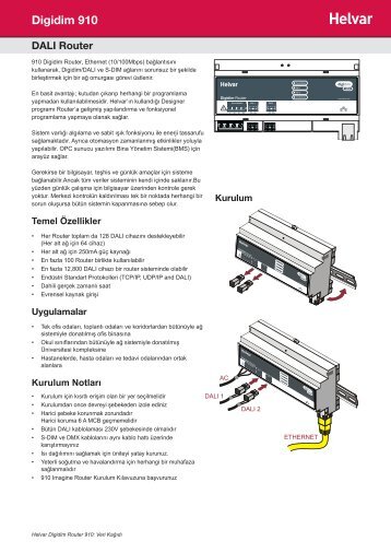 Digidim 910 DALI Router - Helvar