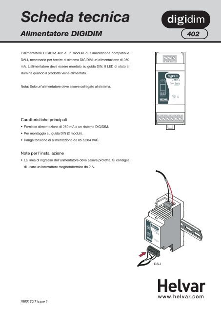 Scheda tecnica - Helvar