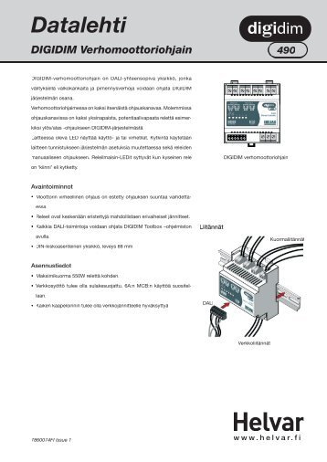 Datalehti (FI) - Helvar