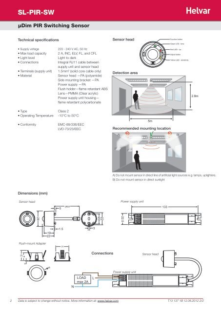 Datasheet - Helvar