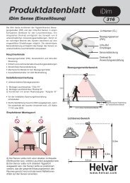 iDim Sense Datasheet_DE_D004734.indd - Helvar