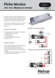 iDim Solo Datasheet_D004722_ES.indd - Helvar