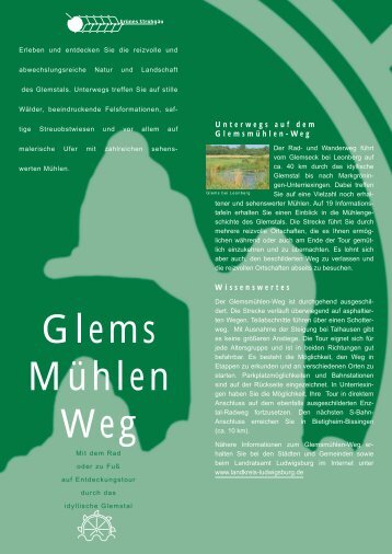 Glems Mühlen Weg - Landratsamt Ludwigsburg