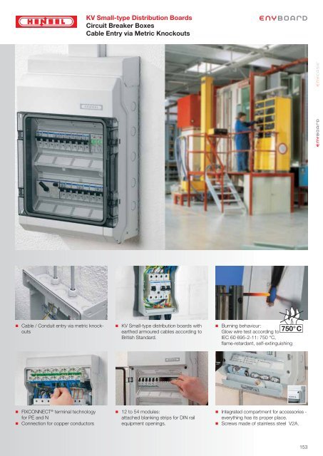 KV Small-type Distribution Boards up to 63 A - Hensel