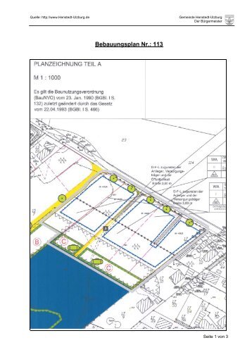 Bebauungsplan Nr.: 113 - Gemeinde Henstedt-Ulzburg