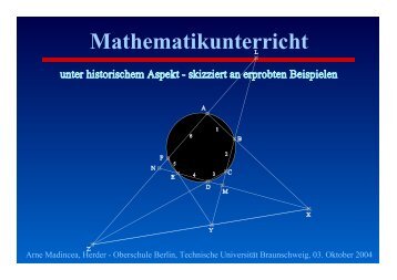 Mathematikunterricht - Herder-Gymnasium Berlin