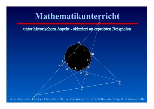 Mathematikunterricht - Herder-Gymnasium Berlin