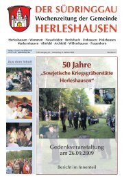 50 Jahre Sowjetische Kriegsgräberstätte Herleshausen