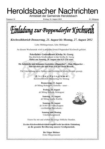24.08.2012 - in Heroldsbach!