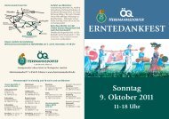 ERNTEDANKFEST - Herrmannsdorfer Landwerkstätten