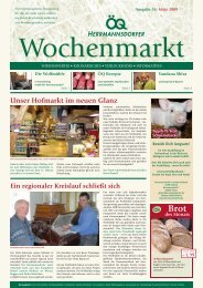 Die Hauszeitung für März 2009 - Herrmannsdorfer Landwerkstätten