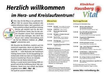 Hz. Klinikfest - Herz- und Kreislaufzentrum Rotenburg