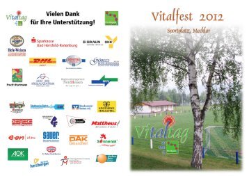 Zum Vitalfest-Faltblatt - Herz- und Kreislaufzentrum Rotenburg