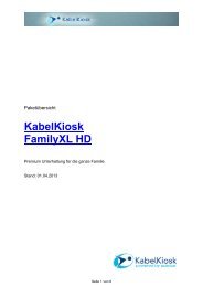 KabelKiosk Senderliste FAMILY XL HD - Herzo Media