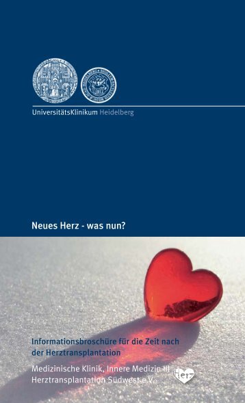 Neues Herz was nun - PDF - Herztransplantation SüdWest eV