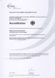 Accreditation Certificate - HESSEL Ingenieurtechnik GmbH, Roetgen