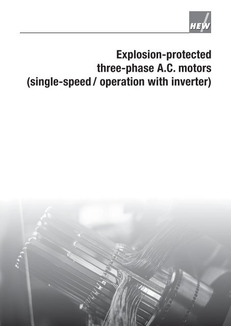 Explosion-protected electric motors - Hew-hf.de