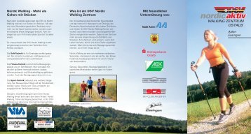 Infoflyer DSV Nordic Walking Zentrum Ostalb (pdf, 7 - Stadt Aalen
