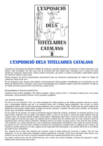 EXPOSICIÓ DELS TITELLAIRES CATALANS.pdf - rocamora teatre