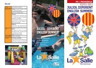 La Salle ESTIU català-anglès P5-PRIMÀRIA.indd - La Salle Bonanova