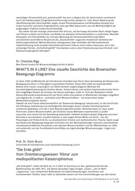 Detailliertes Programm - Hochschule für Gestaltung Offenbach