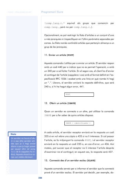 Xarxes de computadors - Universitat Oberta de Catalunya