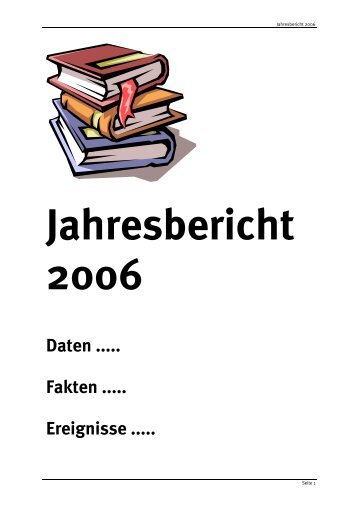 Jahresbericht 2006 Daten ..... Fakten ..... Ereignisse - Stadt Aalen