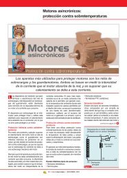 Motores asincrónicos: protección contra sobretemperaturas