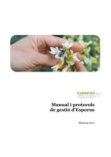 Manual i protocols de gestió d'Esporus - Esporus -- Centre de ...