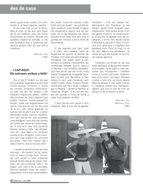 Revista Reviscola n. 4 (2008) - Institut Jaume Huguet