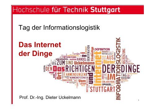Das Internet der Dinge - HFT Stuttgart