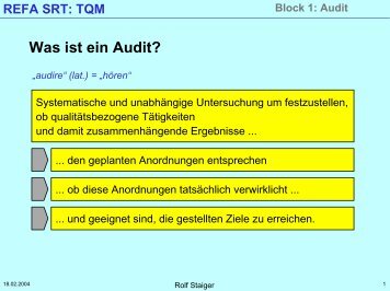 Was ist ein Audit?