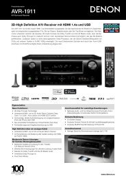 DENON AVR-4810 Manual german