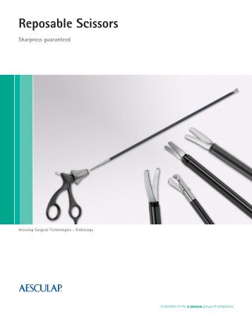 Reposable Scissors Data Sheet (150 KB) - Aesculap