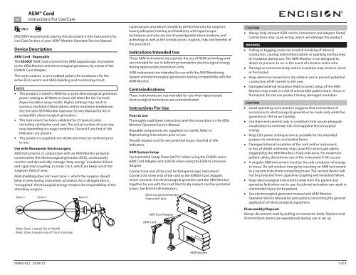 AEM® Cord - Encision Inc.