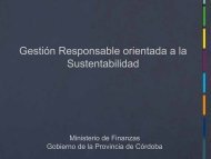 Presentación Reporte de Sustentabilidad - Gobierno de la Provincia ...