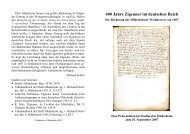 600 Jahre Zigeuner im deutschen Reich. Die ... - Hildesheim