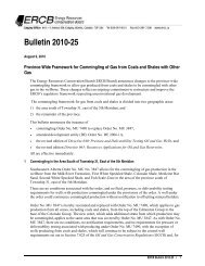 Bulletin 2010-25: Province-Wide Framework for Commingling of Gas ...