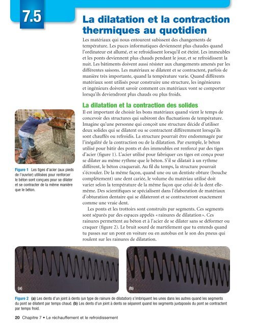 7 5 La Dilatation Et La Contraction Thermiques Au Quotidien 7 5 La Dilatation Et La Contraction Thermiques Au Quotidien