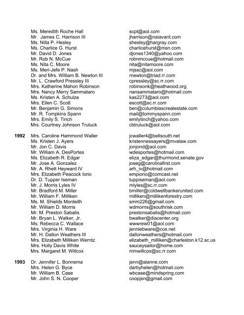 alumni e-mail addresses by classes - word[3]