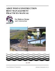 ADOT Post-Construction BMP Manual - Arizona Department of ...