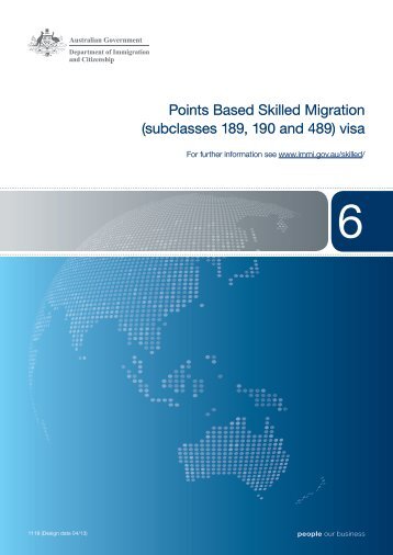 1119 - Points Based Skilled Migration - Department of Immigration ...