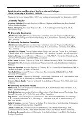 U-P. 475-526 Administration and Faculty - University of Hartford