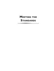MEETING THE STANDARDS - EMC/Paradigm Publishing